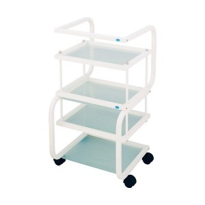 SILVER FOX Kozmetička Kolica Bela - Sandy