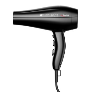 GAMA Fen za kosu Diva 3D Therapy - Crni