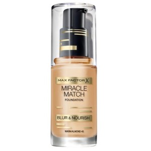 MAX FACTOR Miracle match foundation blur&nour 45