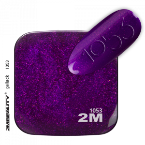 2M BEAUTY  GEL LAK - GLITTER 1053 5ml