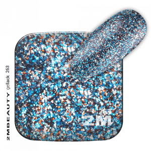 2M BEAUTY GEL LAK - GLITTER 263 5ml 2M BEAUTY GEL LAK - GLITTER 263 5ml
