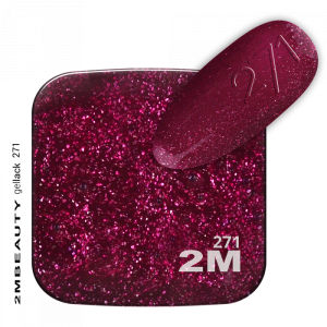 2M BEAUTY GEL LAK - GLITTER 271 5ml 2M BEAUTY GEL LAK - GLITTER 271 5ml