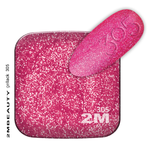 2M BEAUTY  GEL LAK - GLITTER 305 5ml