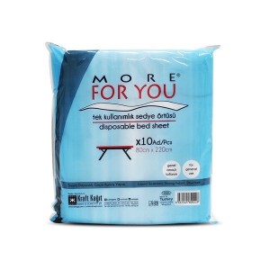 MORE FOR YOU Navlaka za kozmetički krevet Retex sa gumom 80 x 220 cm - 10 komada