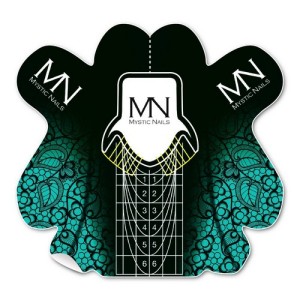 MYSTIC NAILS Šabloni za izlivanje saloon 250 kom MYSTIC NAILS Šabloni za izlivanje saloon 250 kom