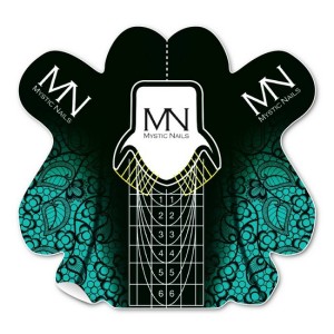 MYSTIC NAILS Šabloni za izlivanje saloon 50 kom MYSTIC NAILS Šabloni za izlivanje saloon 50 kom