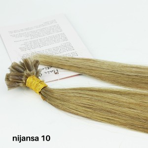 PRIRODNI PRAMENOVI SA KERATINOM 60 CM Nijansa 10 PRIRODNI PRAMENOVI SA KERATINOM 60 CM Nijansa 10