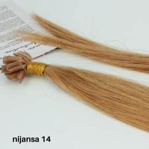 PRIRODNI PRAMENOVI SA KERATINOM 60 CM Nijansa 14