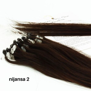 PRIRODNE EKSTENZIJE SA MIKRORINGOM 60 CM Nijansa 2 PRIRODNE EKSTENZIJE SA MIKRORINGOM 60 CM Nijansa 2