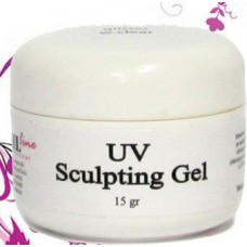 NAIL LINE UV sculpting gel – GLITTER CLEAR 15g