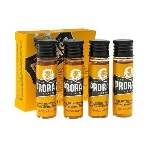 PRORASO Ulje za bradu WOOD & SPICE - TRETMAN 4 x 17 ml