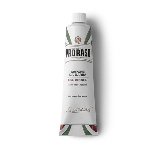 PRORASO Krema za brijanje u tubi SENSITIVE GREEN TEA 150 ml