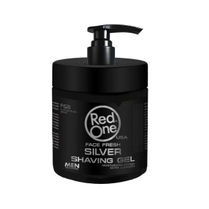 RED ONE Gel za brijanje sa pumpicom SILVER 1000 ml