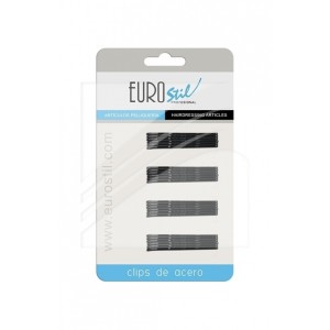 EUROSTIL Ukosnice za kosu male CRNE 24/1 1609/50