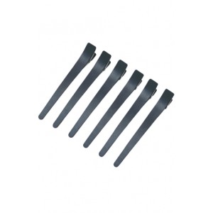 EUROSTIL Klipsne za kosu plastične crne 6/1 EUROSTIL Klipsne za kosu plastične crne 6/1