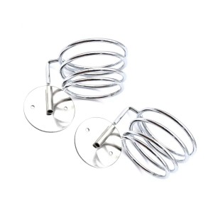 WANDA Držač za fen Metalni - Prsten Spirala Set 2 kom WANDA Držač za fen Metalni - Prsten Spirala Set 2 kom