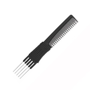 WANDA Češalj za tapiranje Crni - Metalne igle