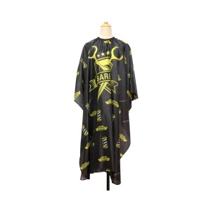 WANDA ogrtač za šišanje Barber Black&Gold makaze - kuka