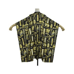 WANDA Ogrtač za šišanje TOOLS BLACK&OLD sa zakačkom