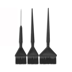 WANDA Četkice za bojenje kose Crna - set 3 kom