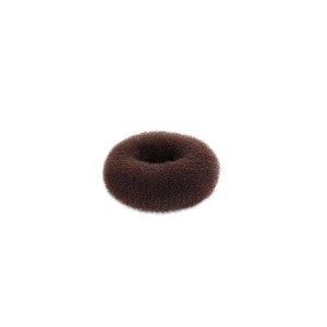 WANDA Dodatak za punđu Okrugli Nilon 10 cm - Smeđi