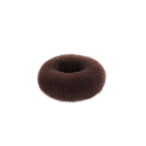 WANDA Dodatak za punđu Okrugli Nilon 12 cm - Smeđi