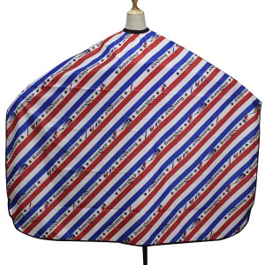 WANDA Ogrtač za šišanje BARBER POLO sa zakačkom