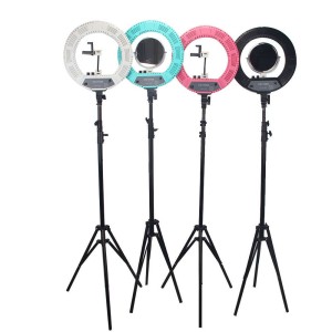 WANDA Lampa Fotografska podna Led - Ring Lampa