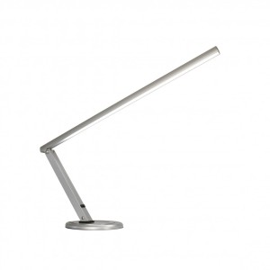 WEELKO Velika stona LED lampa sa postoljem 10 W - Srebrna