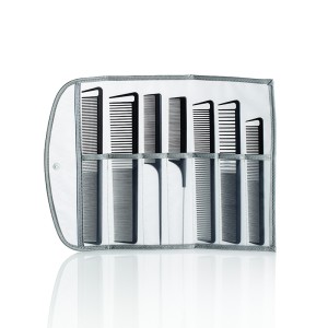 XANITALIA Češalj za šišanje Carbon Pro - Set 7 kom (Outlet)