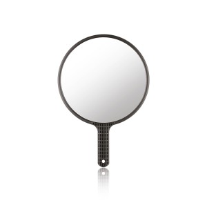 XANITALIA Ogledalo pokazno okruglo sa drškom 25 cm - Crno