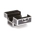 XANITALIA Kozmetički kofer za pribor 26x18x19 cm - Alu Small Black